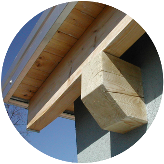 Everwood protection of external beams